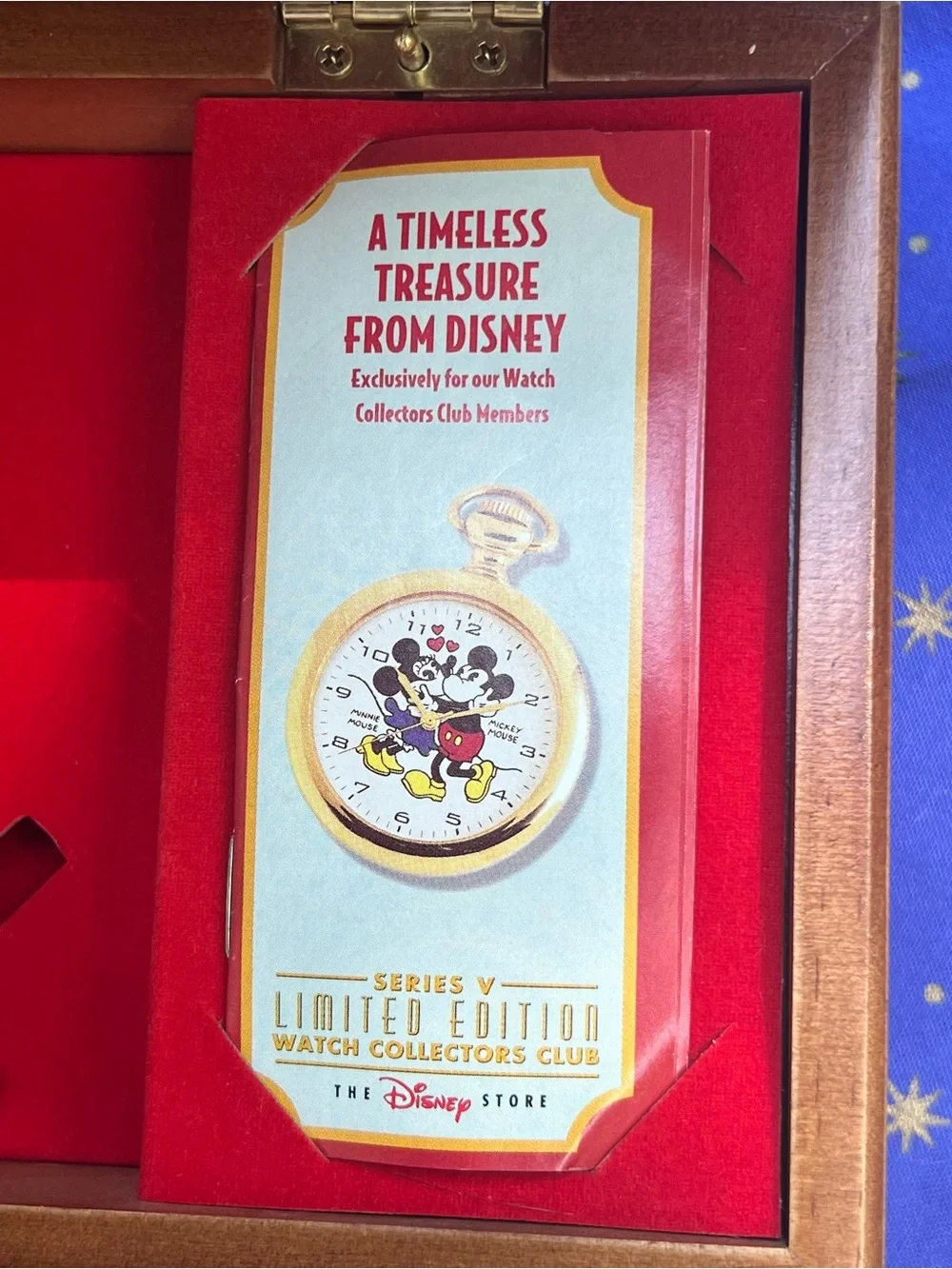 Disney Limited Edition Watch Collector Club Snow White and Prince Watch in Box.